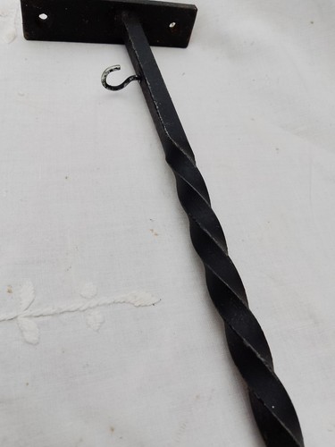 Old wrought iron twist - old, bracket