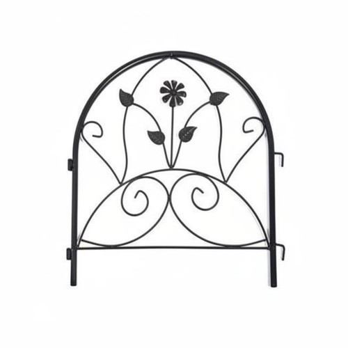 Wrought iron fence panel - wrought,