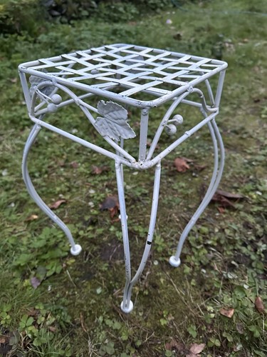 Vintage wrought iron plant - vintage,