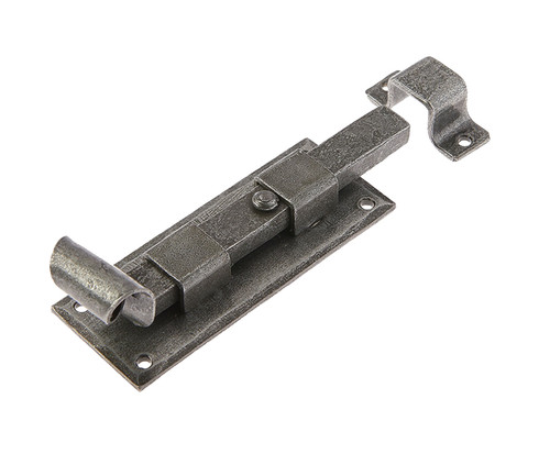 Straight door bolt dark pewter