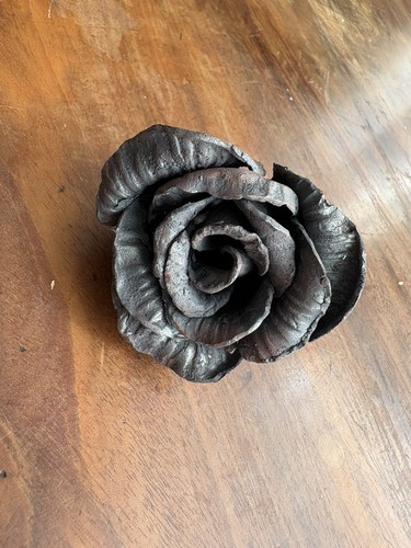 Hand forged wrought iron - iron, rose