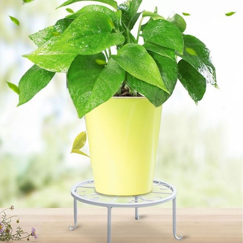 Wrought iron plant stand - iron,