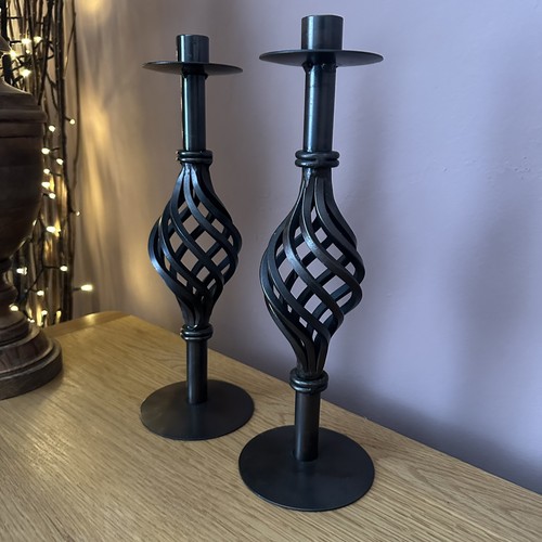 Debenhams black metal candle - debenhams,