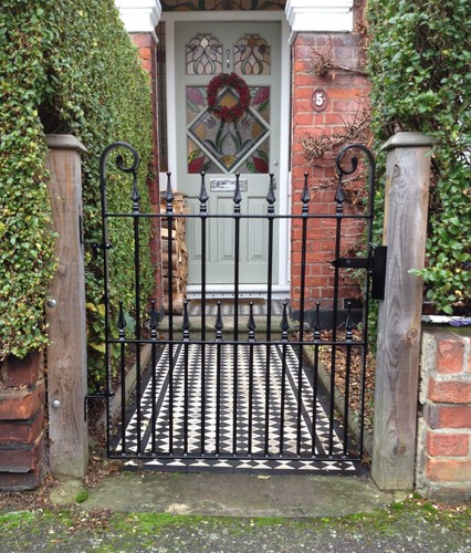 Wrought iron single gate - wrought,