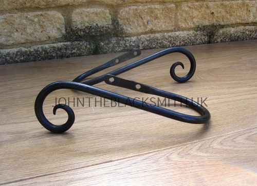 Pair blacksmith wrought iron - pair,