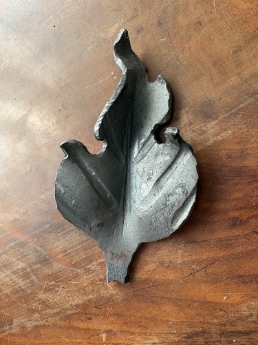 Hand forged iron - hand-forged, leaf