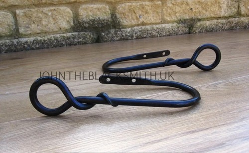 Pair blacksmith wrought - pair,