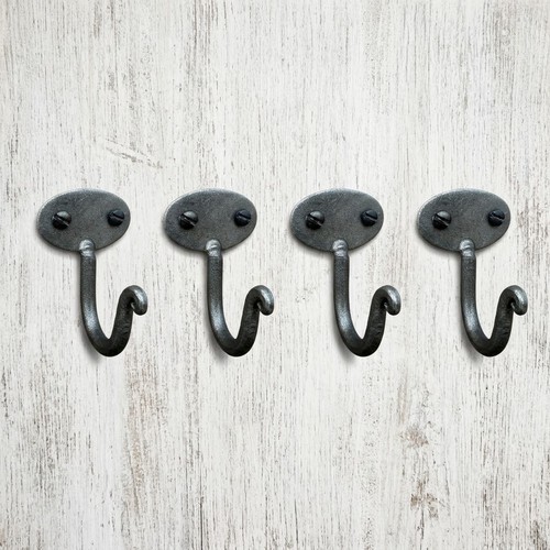 Hooks wrought iron sturdy - hooks,