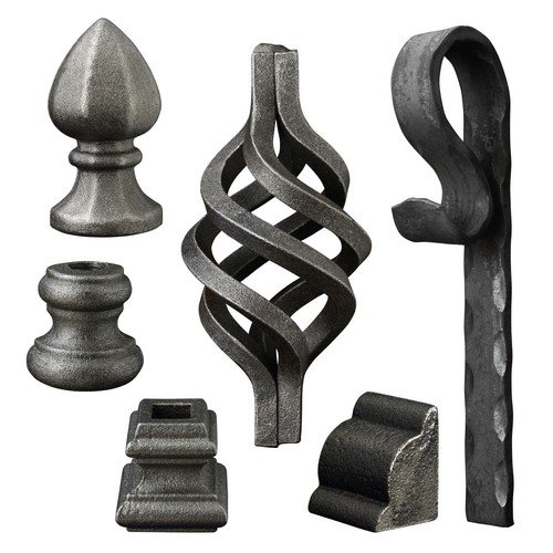Decorative wrought iron gate - iron,
