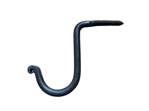 Hook black wrought iron - black,