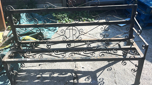 Black wrought iron pedestrian - black,