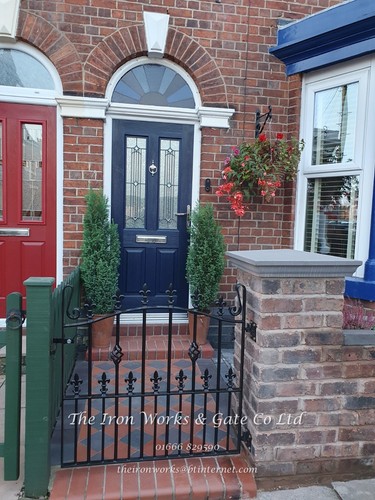 French garden gate - garden, op