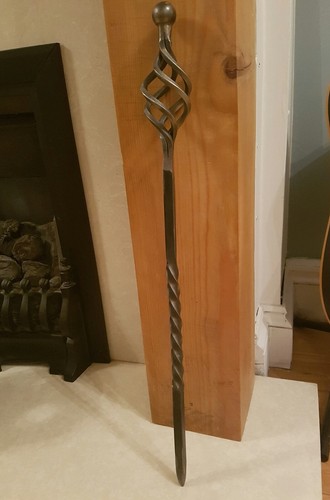 Hand forged wrought iron fire - forged,