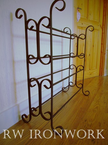 Wrought iron shoe rack - wrought,